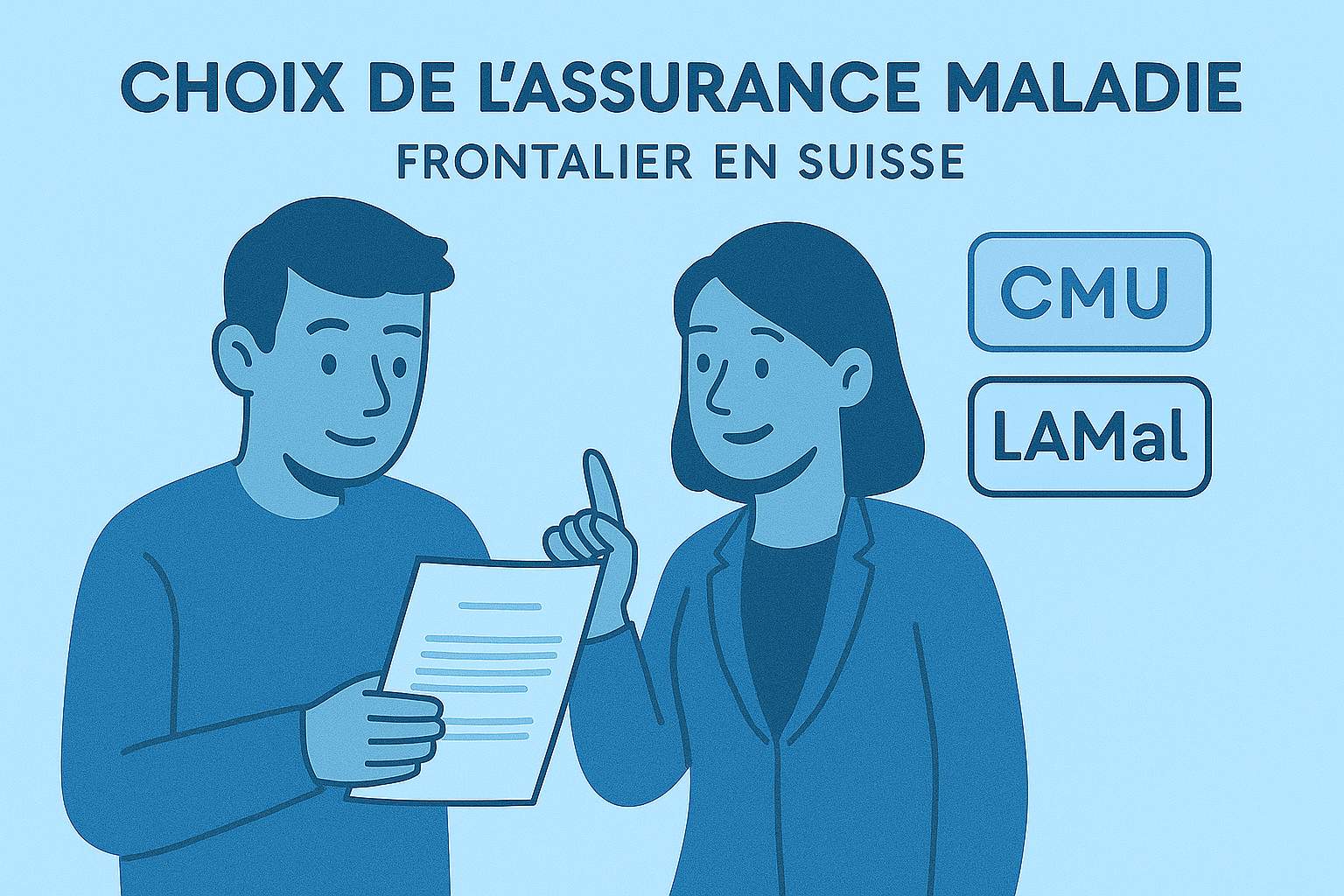 Frontalier: CMU ou LAMAL?